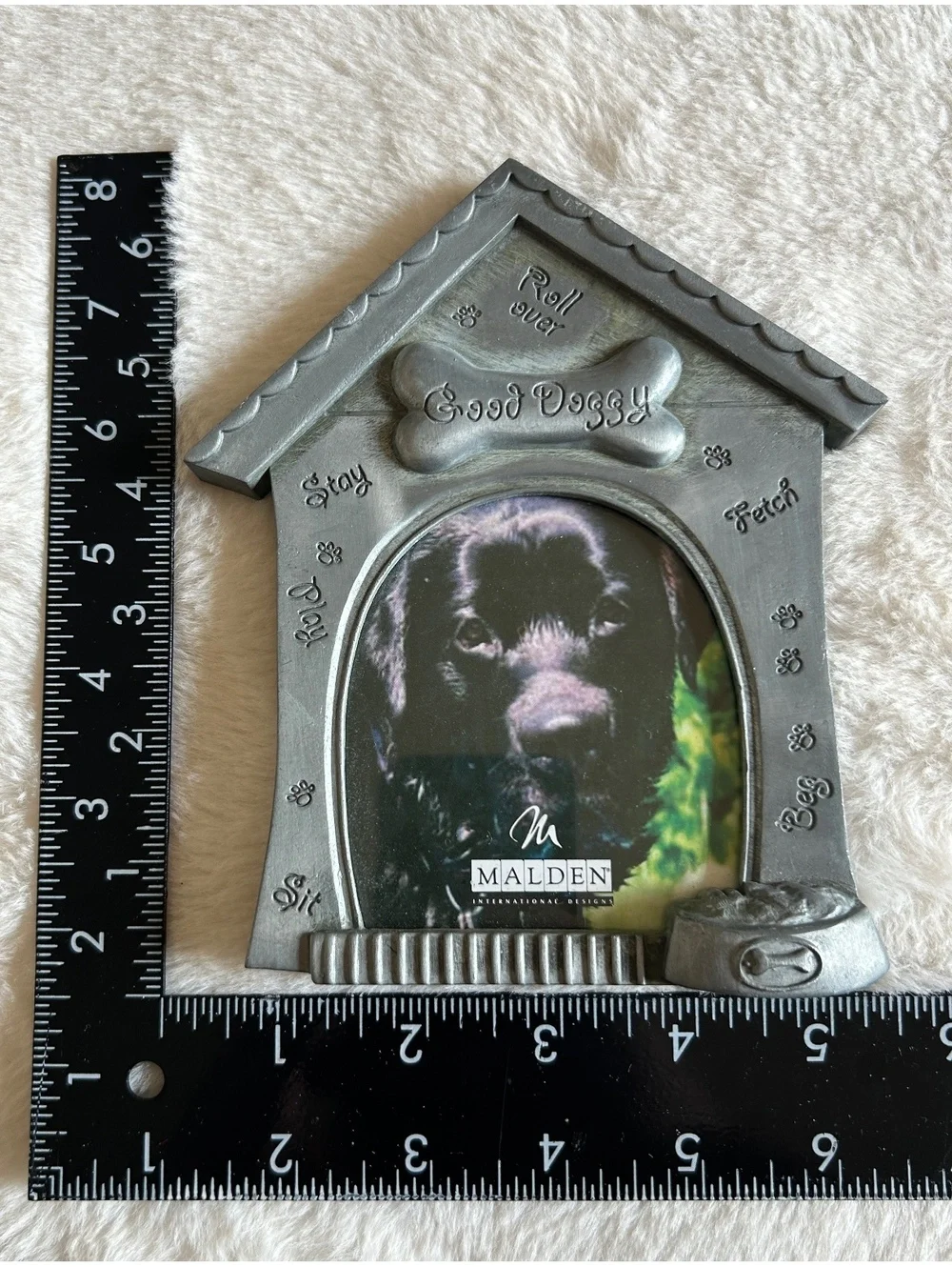 Malden Good Doggy Dog House Shaped Picture Frame